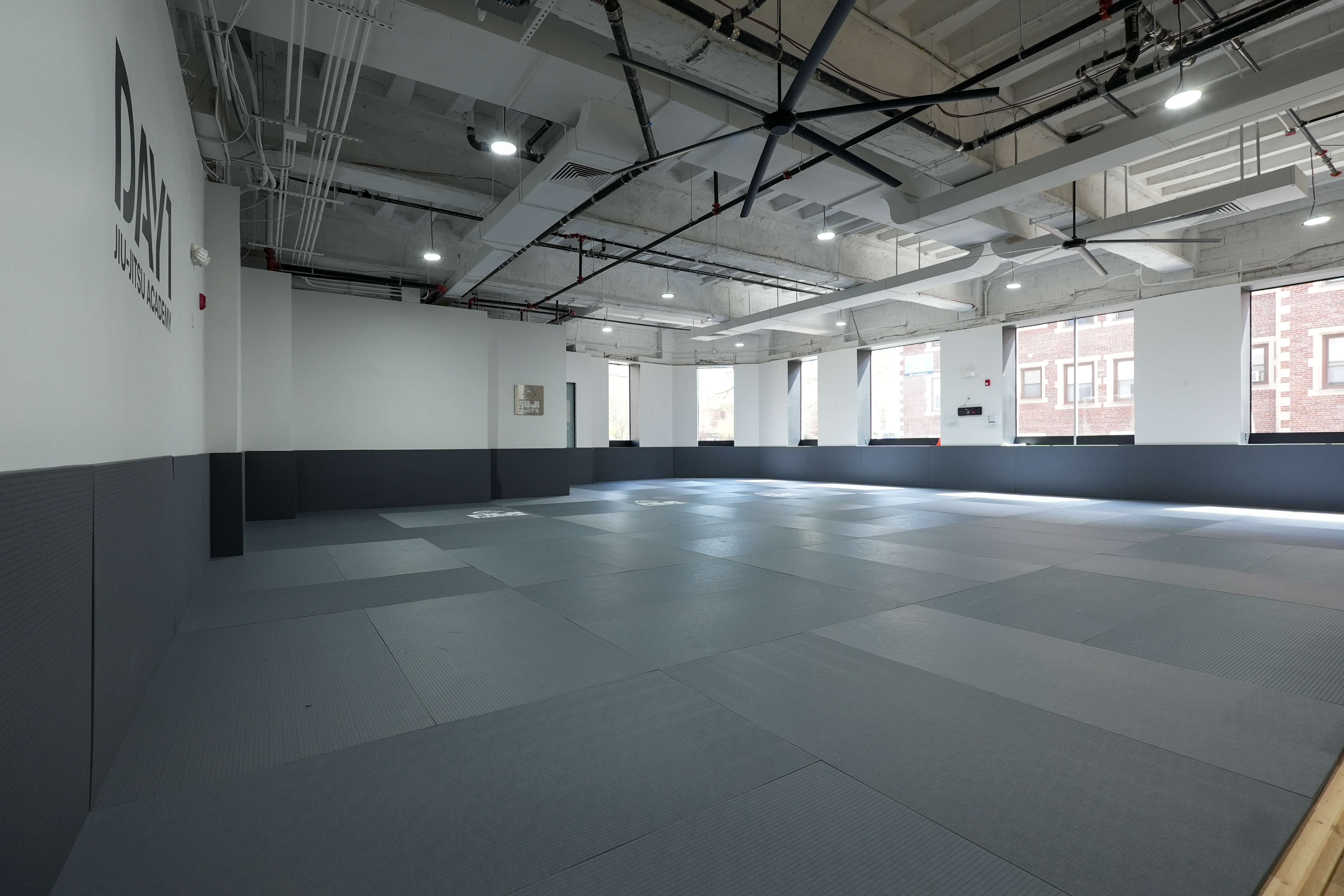 Training area angle view